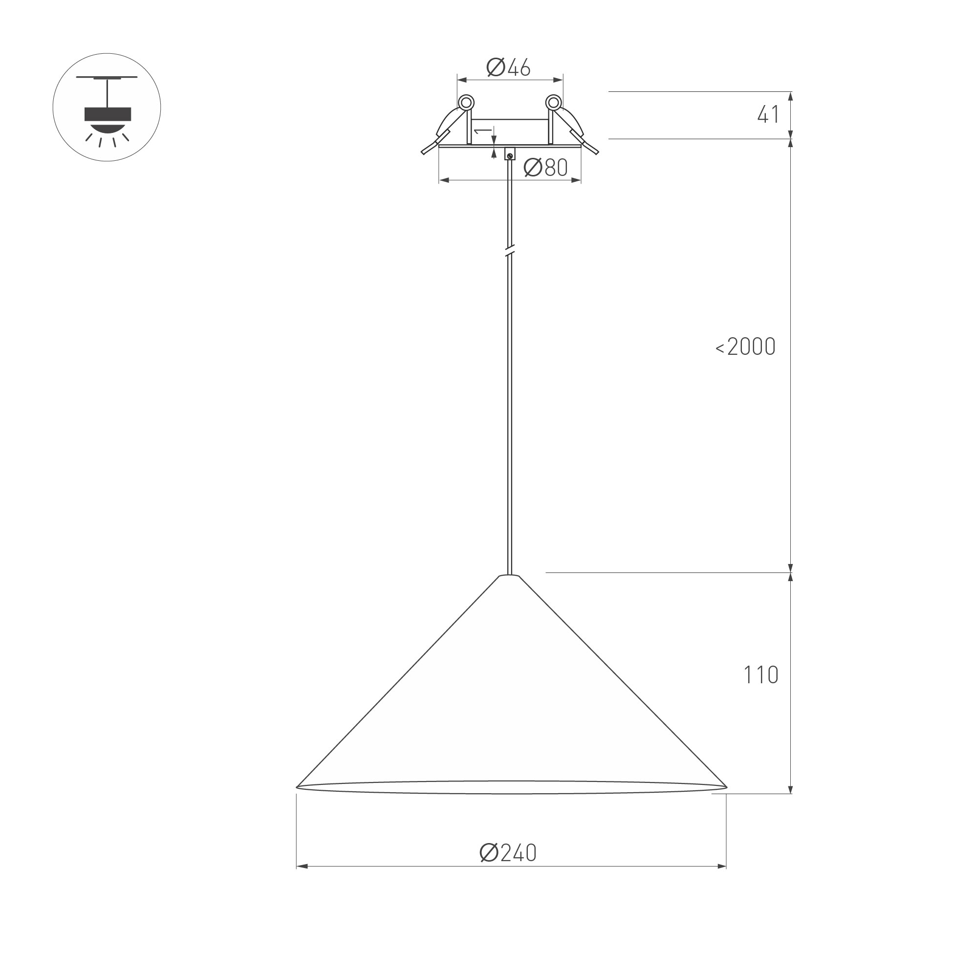 Светильник SP-MAKOTO-R240-10W Warm2700