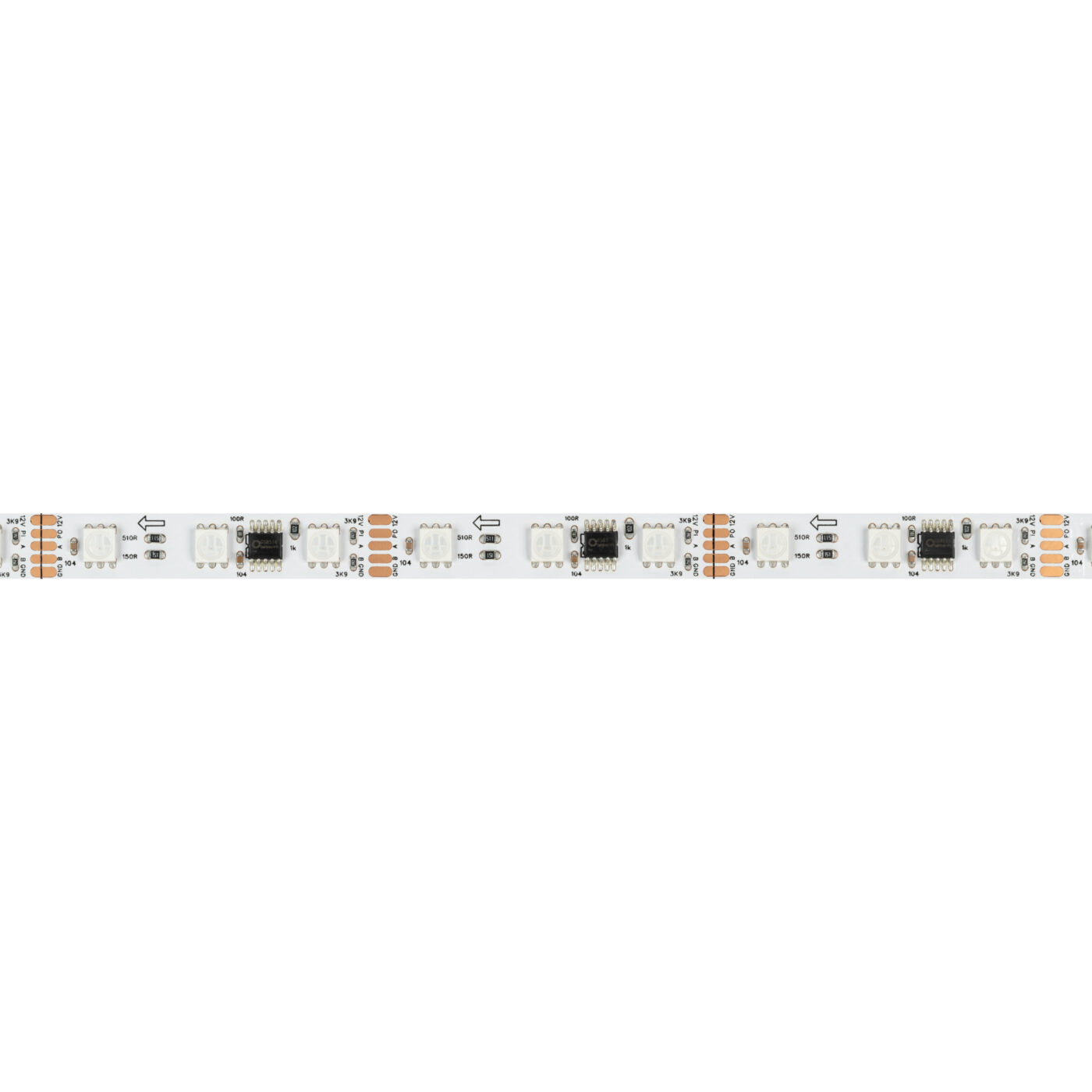 Лента DMX-B60-10mm 12V RGB-PX3