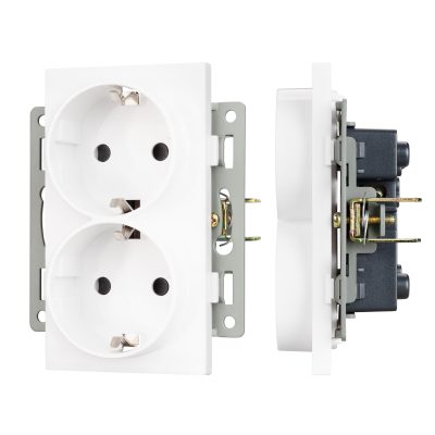 Механизм электрической розетки SCT-MEUD-PL-WH