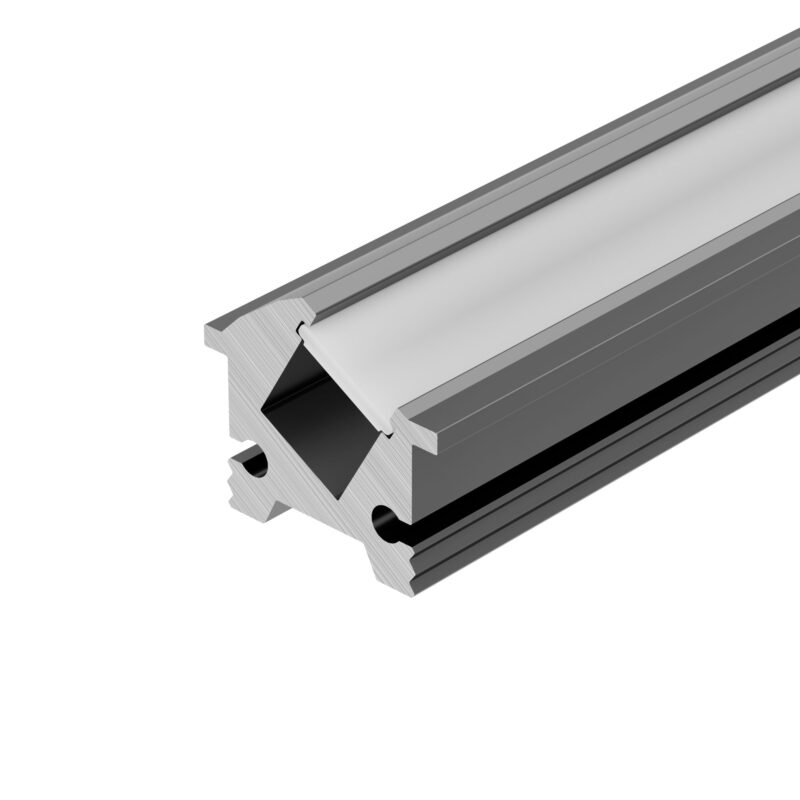 Профиль SL-BEVEL-H12-F13-2000 ANOD IRON GREY