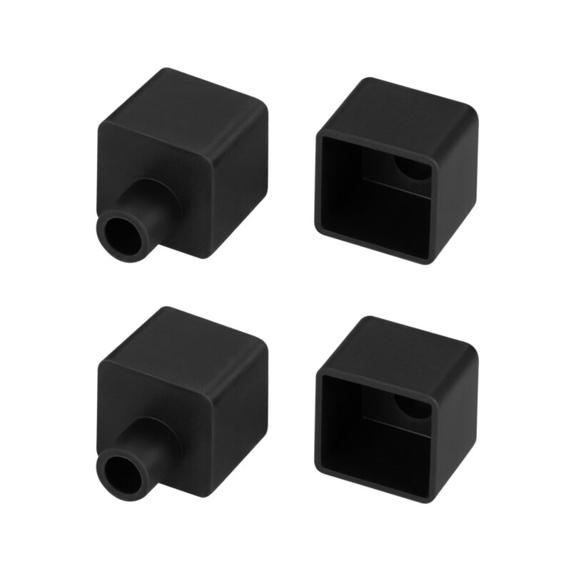 Заглушка WPH-FLEX-1616 BLACK с отверстием