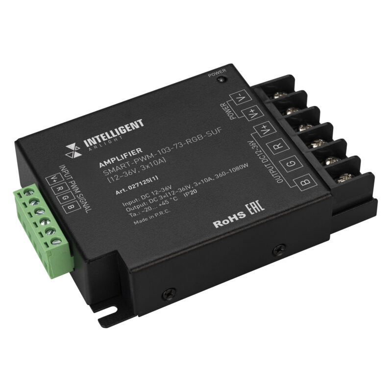 INTELLIGENT ARLIGHT Усилитель SMART-PWM-103-73-RGB-SUF Black