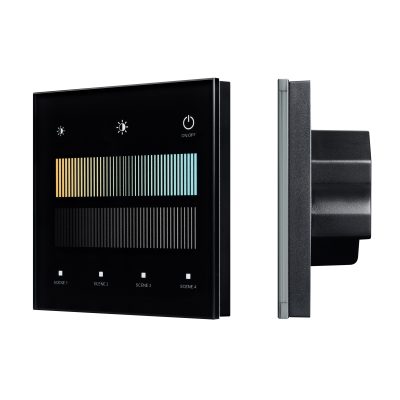 INTELLIGENT ARLIGHT Сенсорная панель SMART-DALI-301-11-1G-4SC-MIX-IN Black