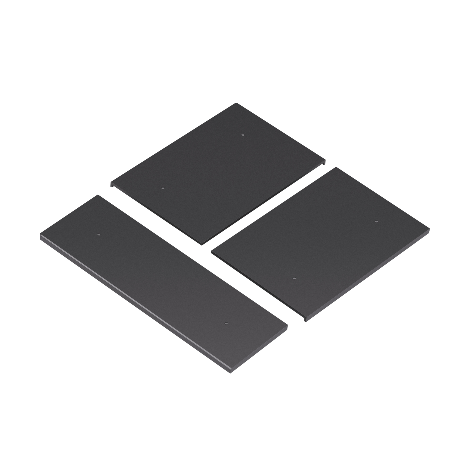 INTELLIGENT ARLIGHT Накладка панели KNX-23-3G-SUF Dark Grey