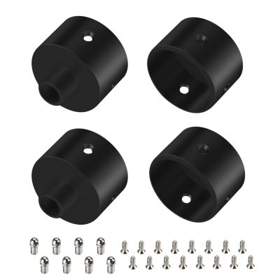 Заглушка WPH-FLEX-D22-360deg BLACK ALU с отверстием