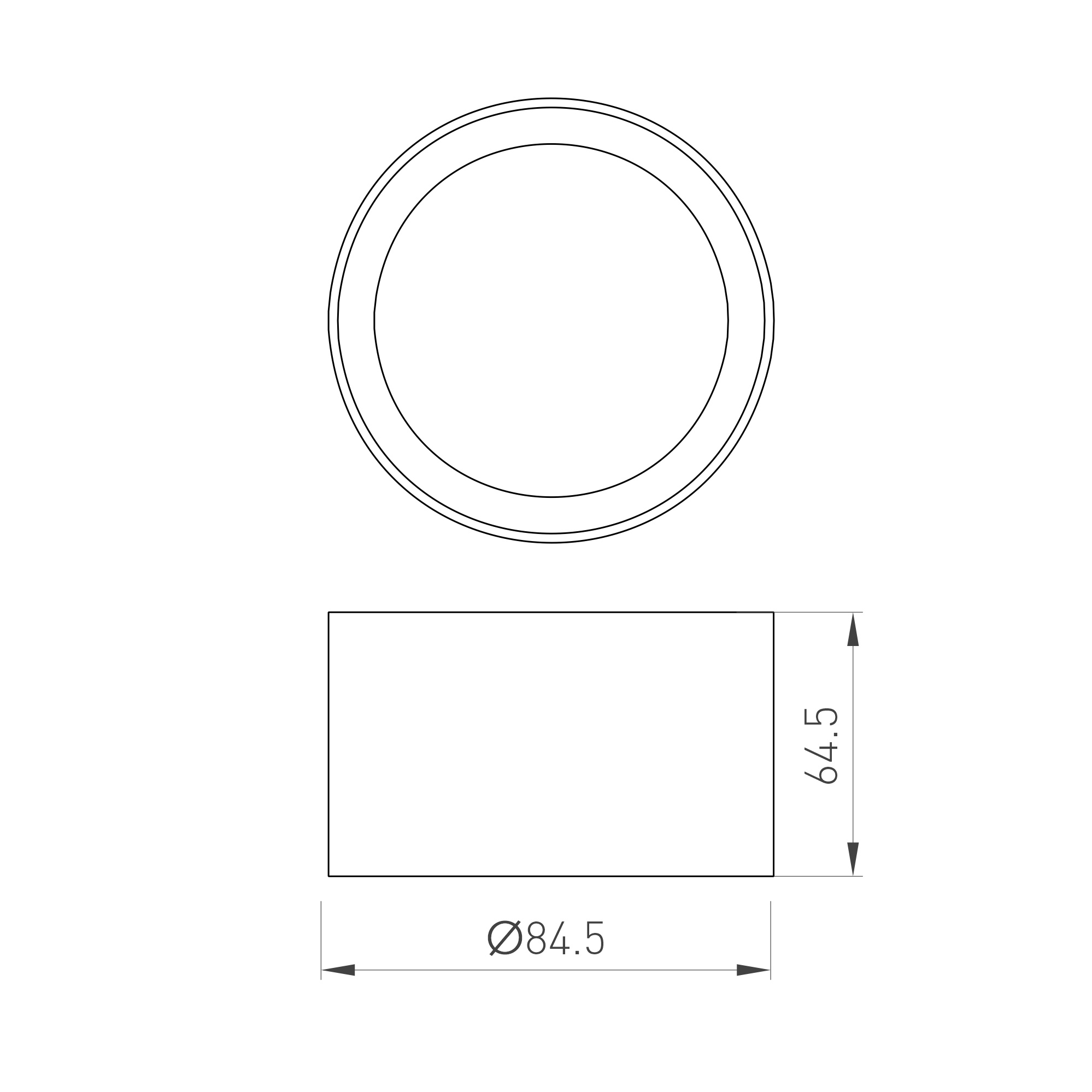 Кольцо антибликовое LGD-ANTIGLARE-RING-R85