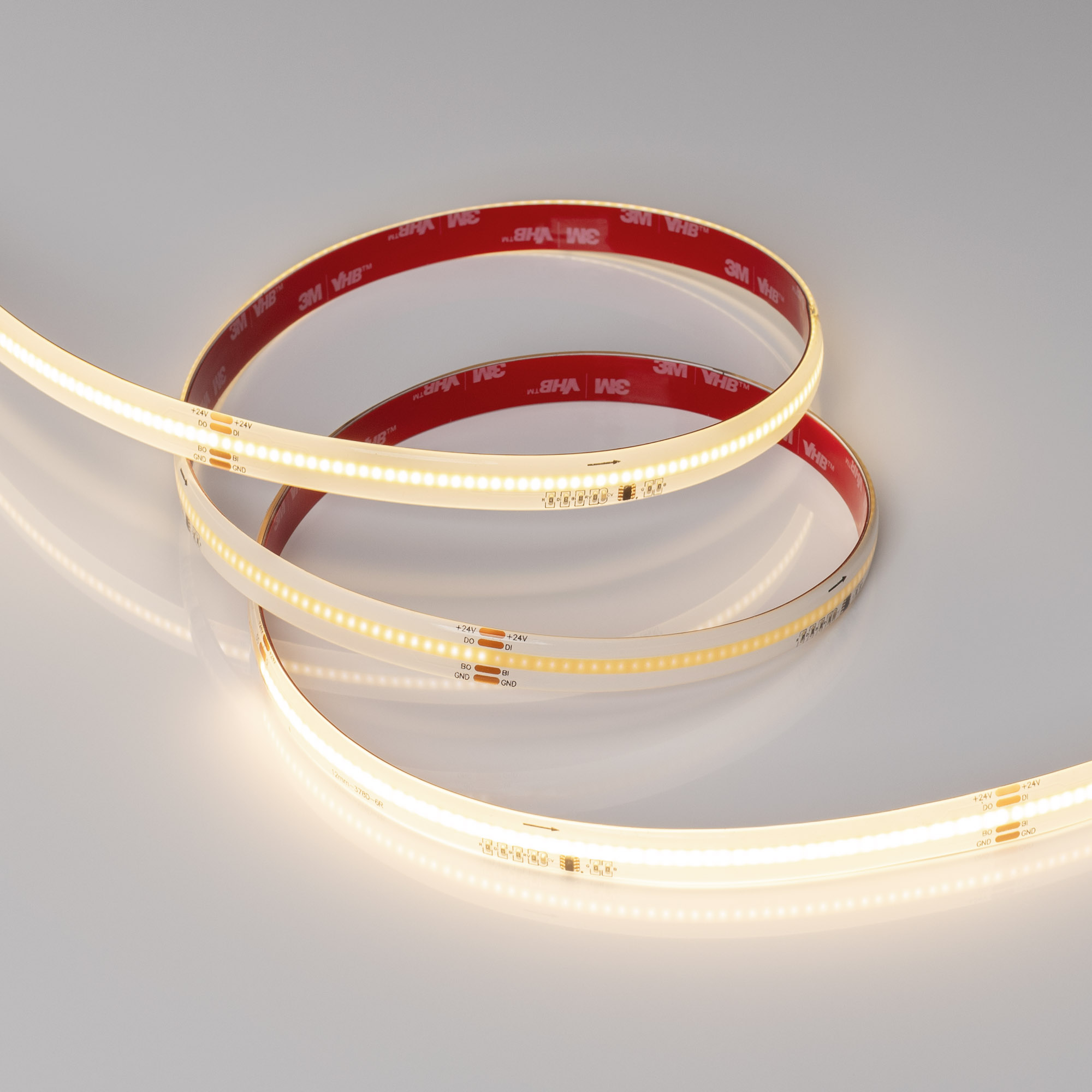Лента герметичная SPI-COB-SE-X378-12mm 24V Warm3000-PX63-BPT