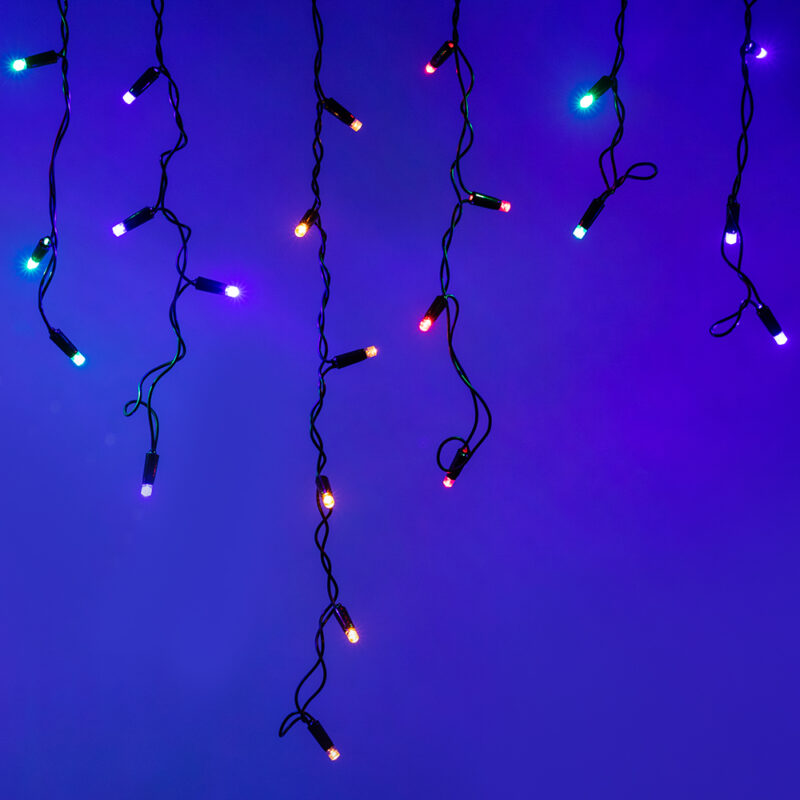 Светодиодная гирлянда ARD-EDGE-CLASSIC-2400x600-BLACK-88LED-LIVE RGB