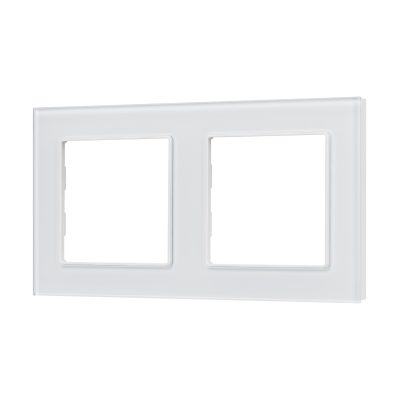 Рамка стеклянная FRM-GLARE-GS-2-WH