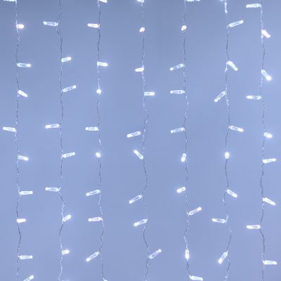Светодиодная гирлянда ARD-CURTAIN-CLASSIC-2000x9000-CLEAR-2200LED White