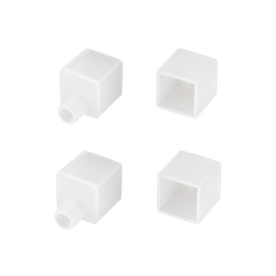 Заглушка WPH-FLEX-1414-TOP WHITE с отверстием
