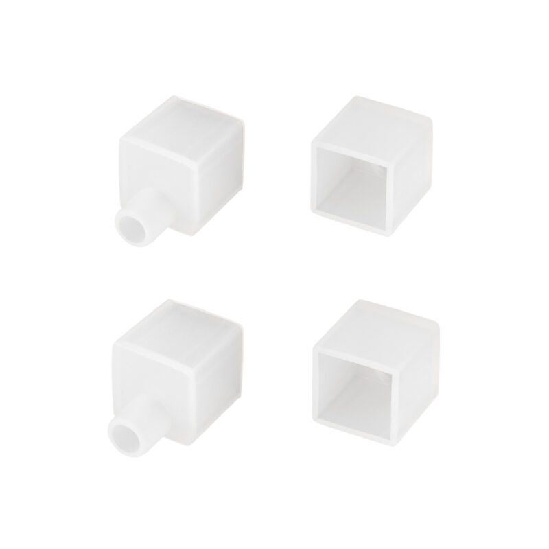 Заглушка WPH-FLEX-1414-TOP WHITE с отверстием