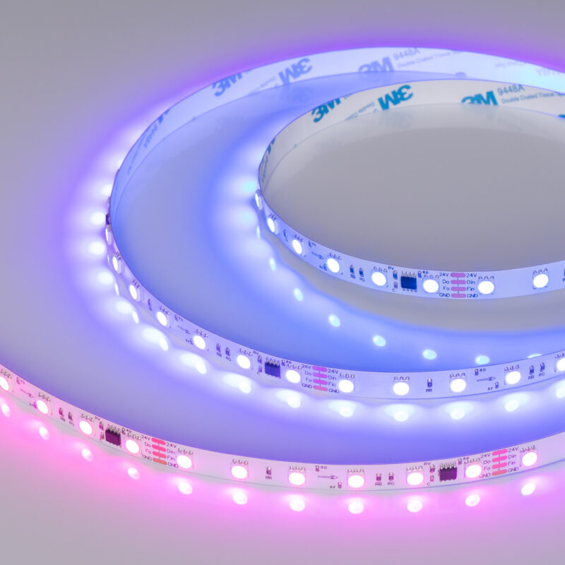 Лента SPI-B60-10mm 24V RGB-PX6-BPT