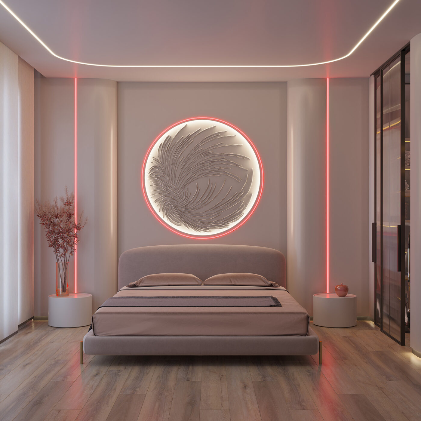 Лента герметичная MOONLIGHT-SIDE-A168-4x10mm 24V Red