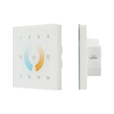 INTELLIGENT ARLIGHT Сенсорная панель DALI-901-11-4G-4SC-MIX-DT8-IN White