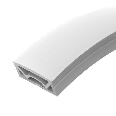 Силиконовый профиль WPH-FLEX-5025-TOP-S23-10m WHITE