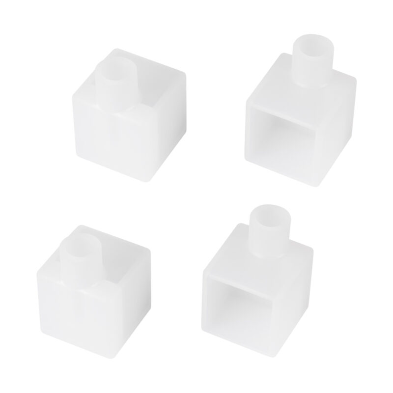 Заглушка WPH-FLEX-1616-90 WHITE с отверстием