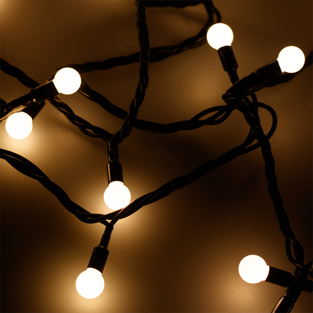 ARD-BALL-CLASSIC-D13-20000-BLACK-200LED WARM