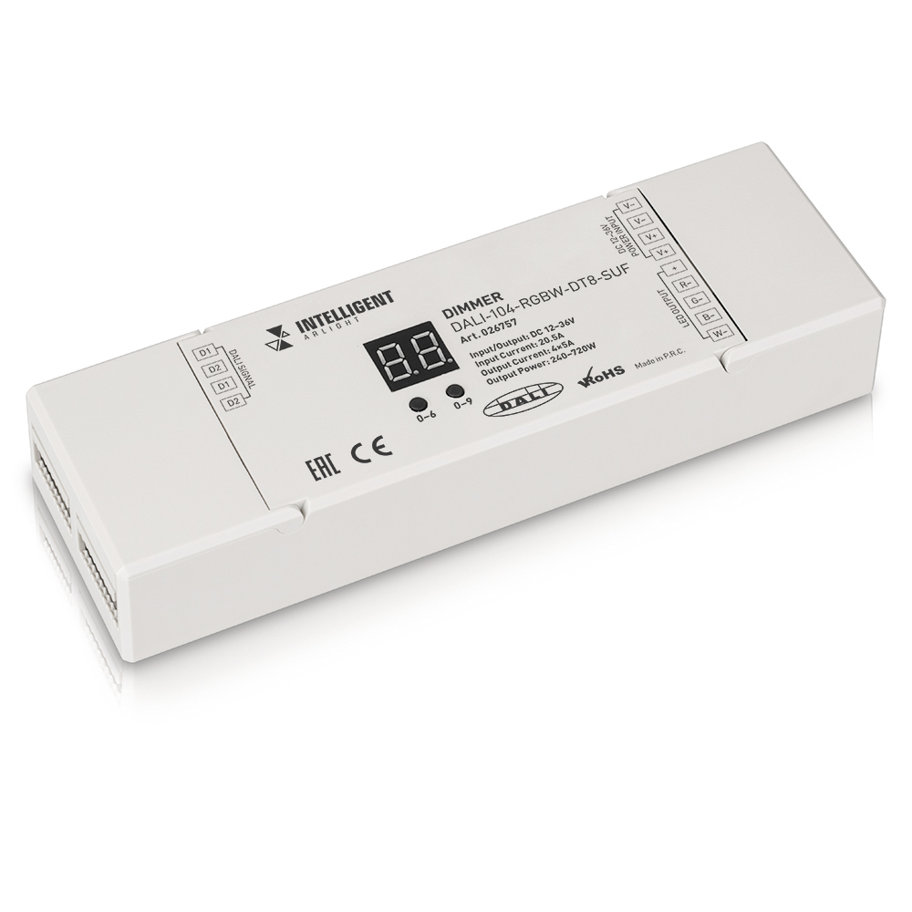 INTELLIGENT ARLIGHT Диммер DALI-104-RGBW-DT8-SUF