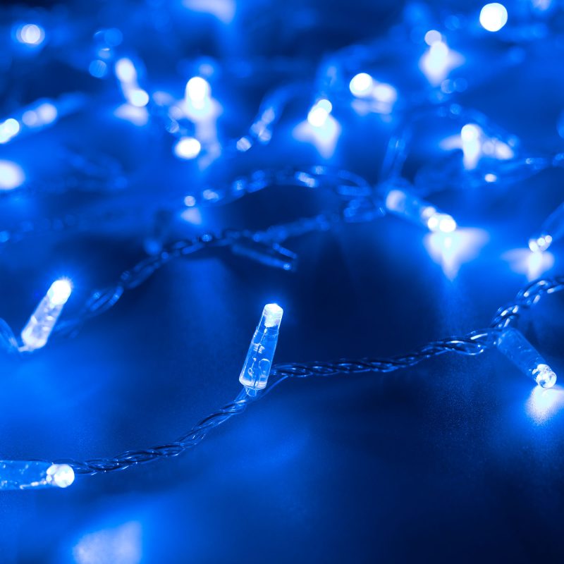 Светодиодная гирлянда ARD-STRING-CLASSIC-1000-CLEAR-100LED-PULSE Blue