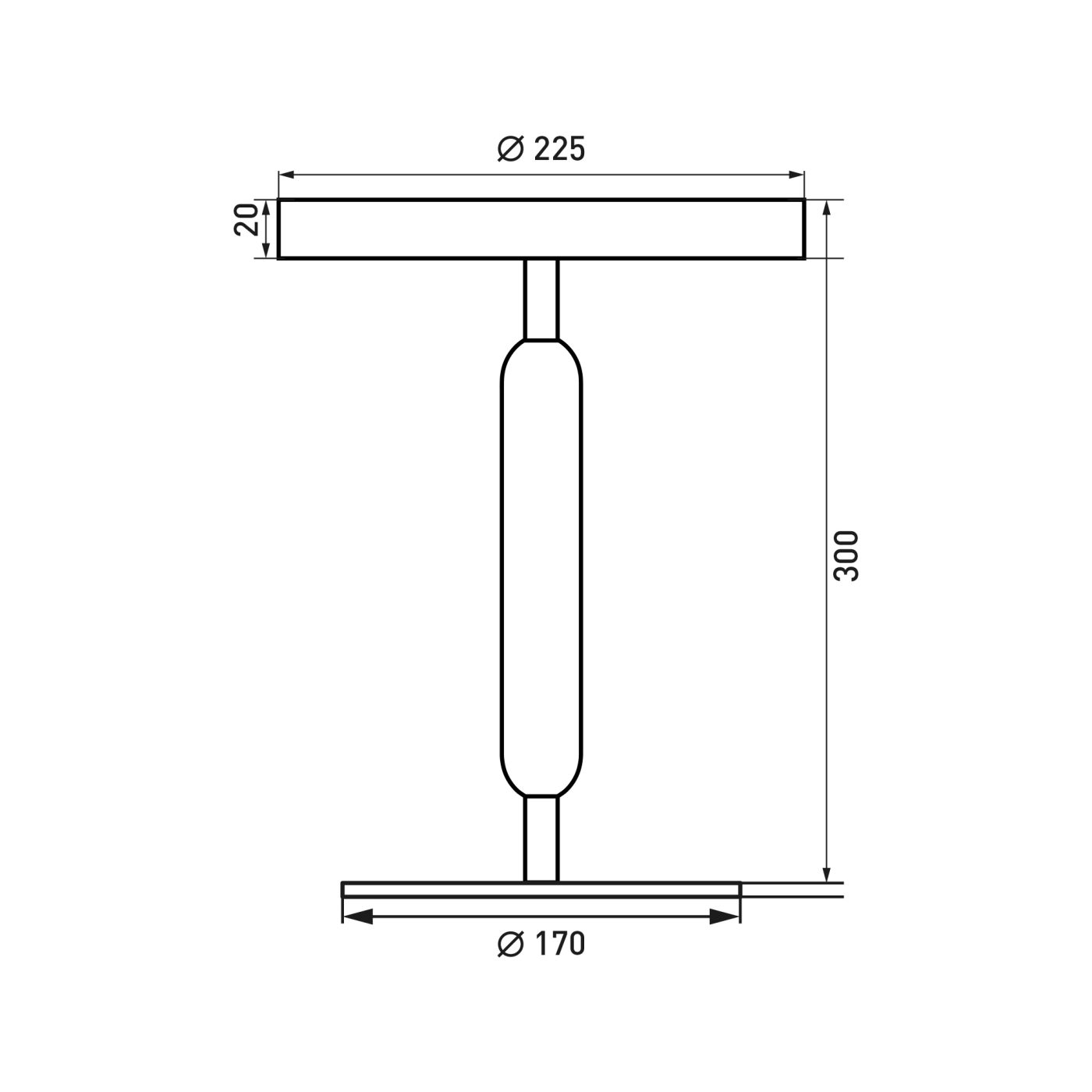 Светильник SP-ALYSS-TAB-R22.5x30-5W Warm3200-MIX