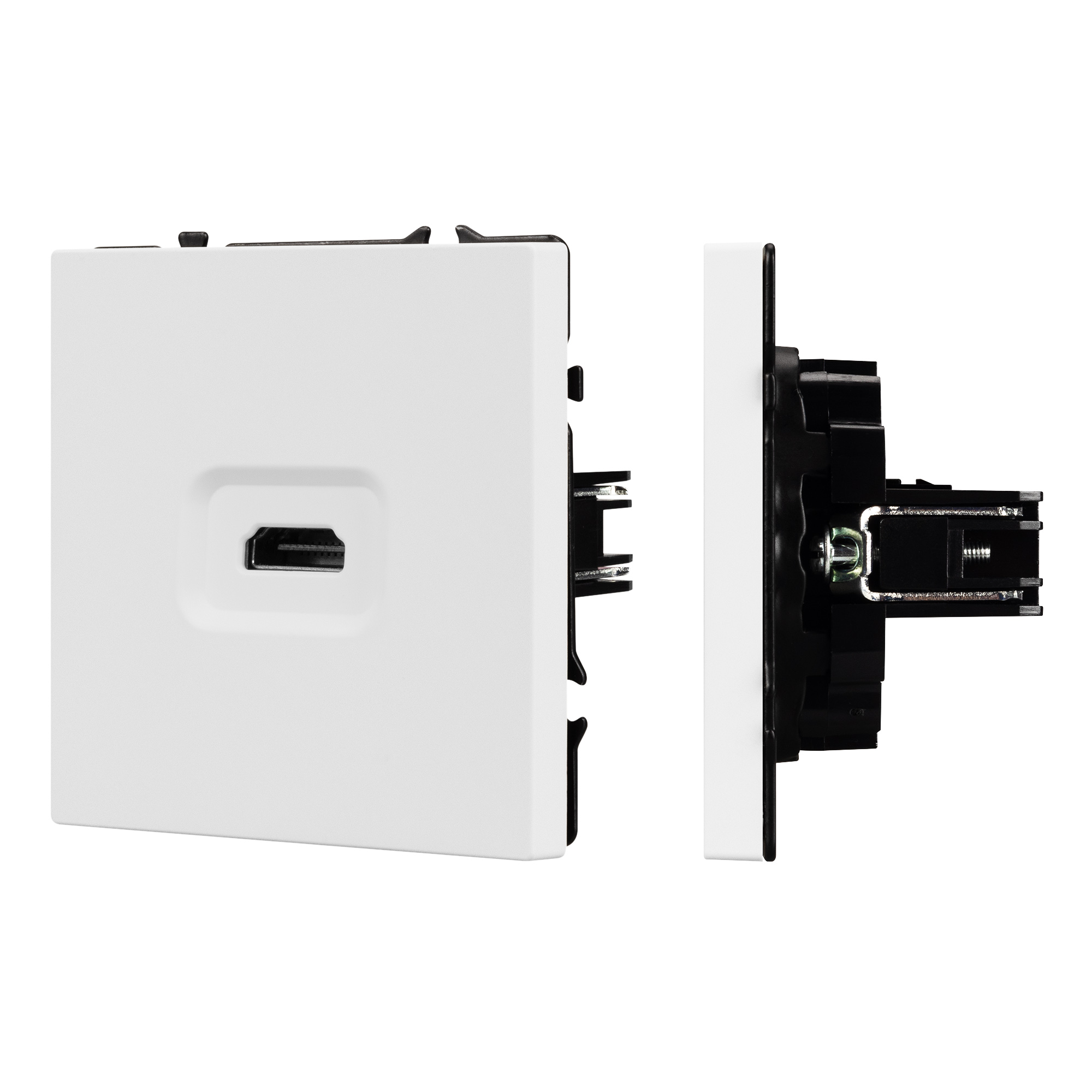 Механизм HDMI розетки SCT-NOBE-MHD1-SFPL-WH