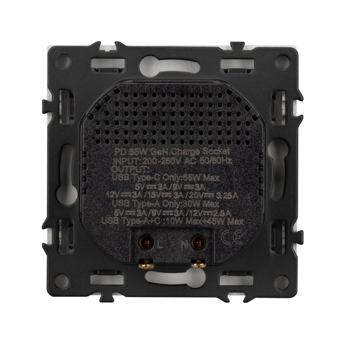 Механизм розетки с быстрой USB зарядкой SCT-NOBE-MUAC-SFPL-FC-IS