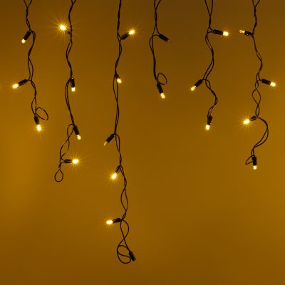 Светодиодная гирлянда ARD-EDGE-CLASSIC-2400x600-BLACK-88LED-PULSE Warm
