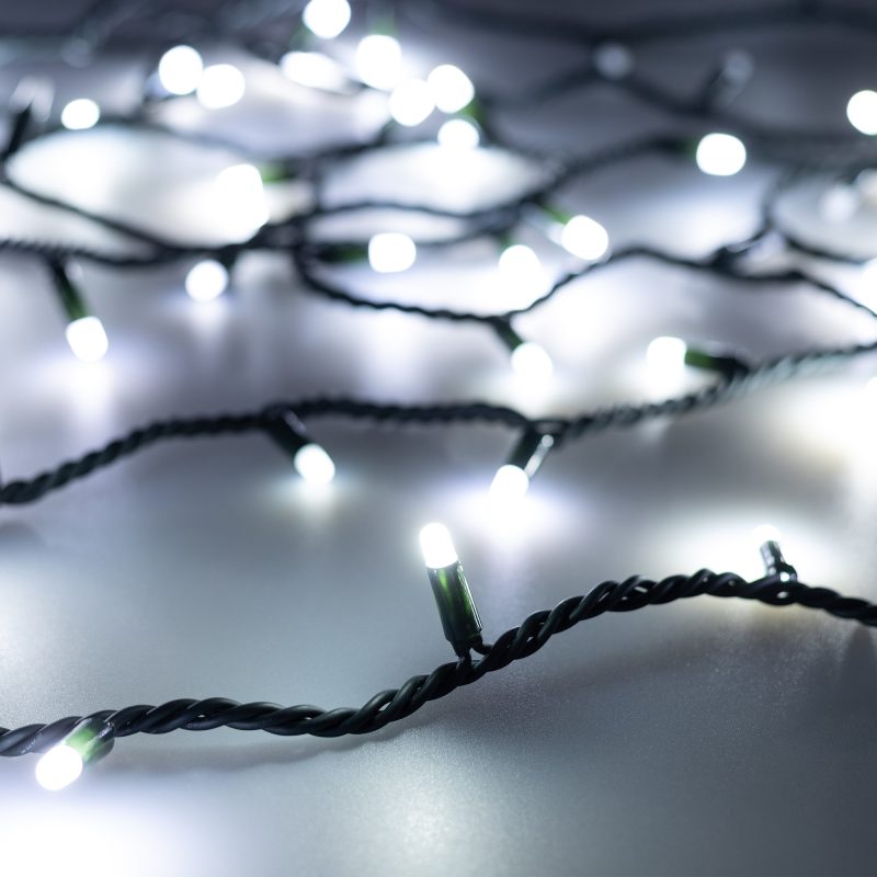 Светодиодная гирлянда ARD-STRING-PRO-1000-GREEN-100LED-MILK-PULSE White