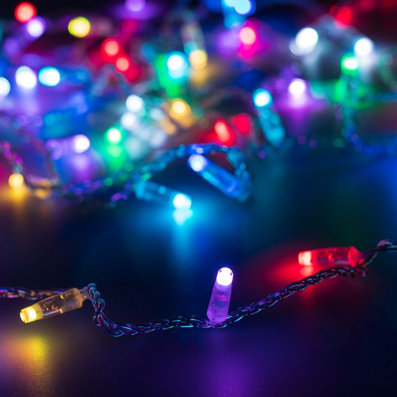 Светодиодная гирлянда ARD-STRING-CLASSIC-10000-CLEAR-100LED-SYNC RGB