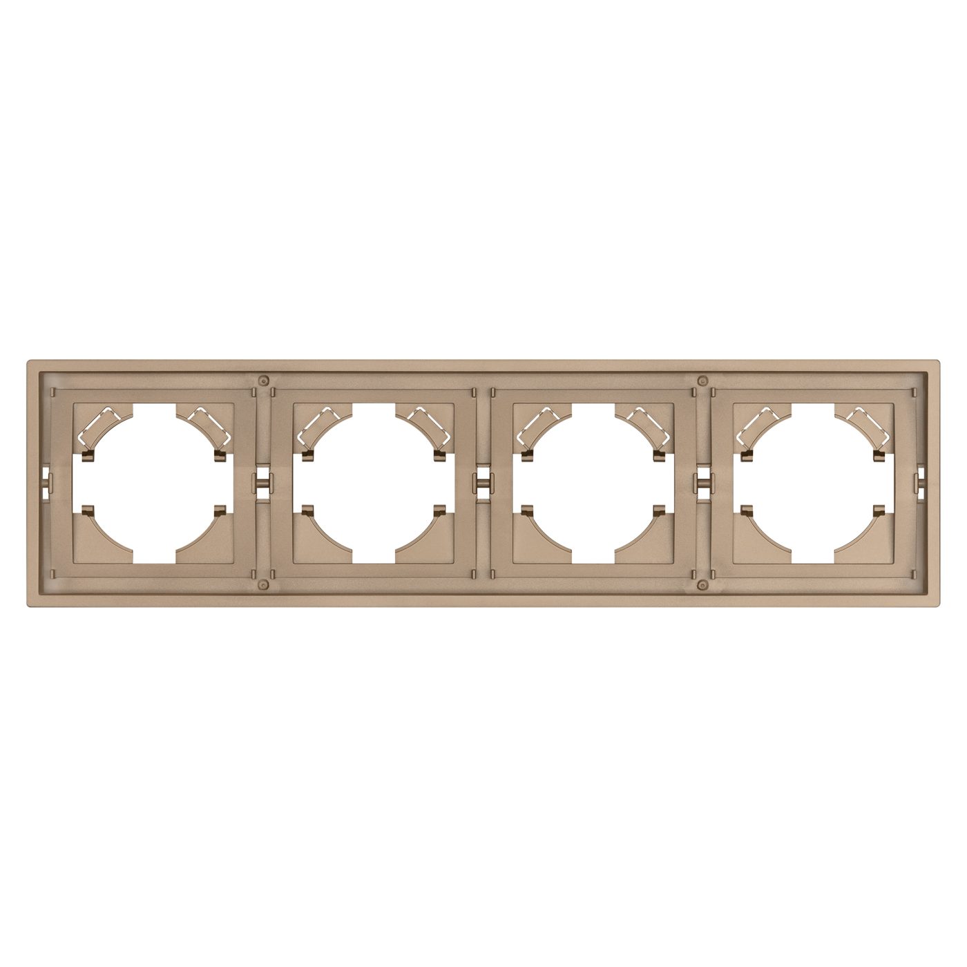 Рамка пластиковая FRM-TENDO-PL-4-GD