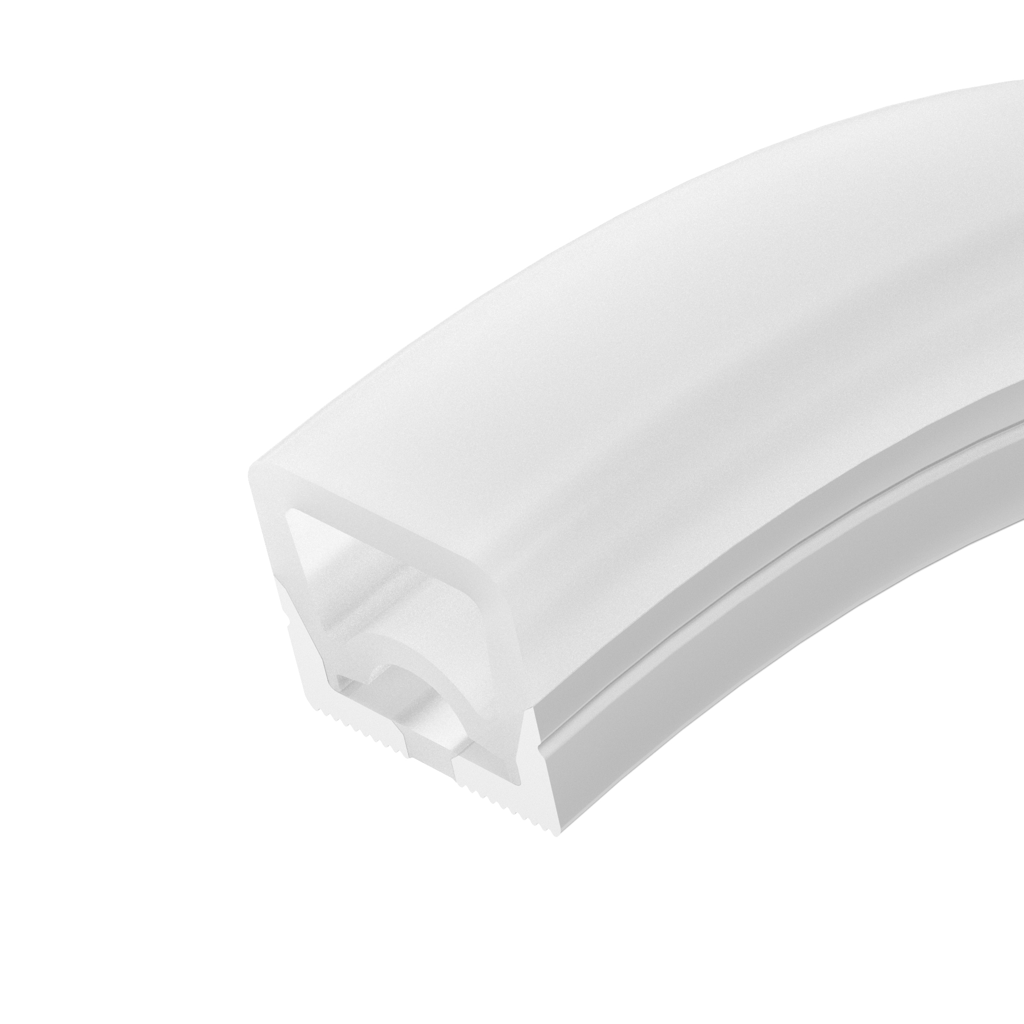 Силиконовый профиль WPH-FLEX-2020-TOP-S13-5m WHITE