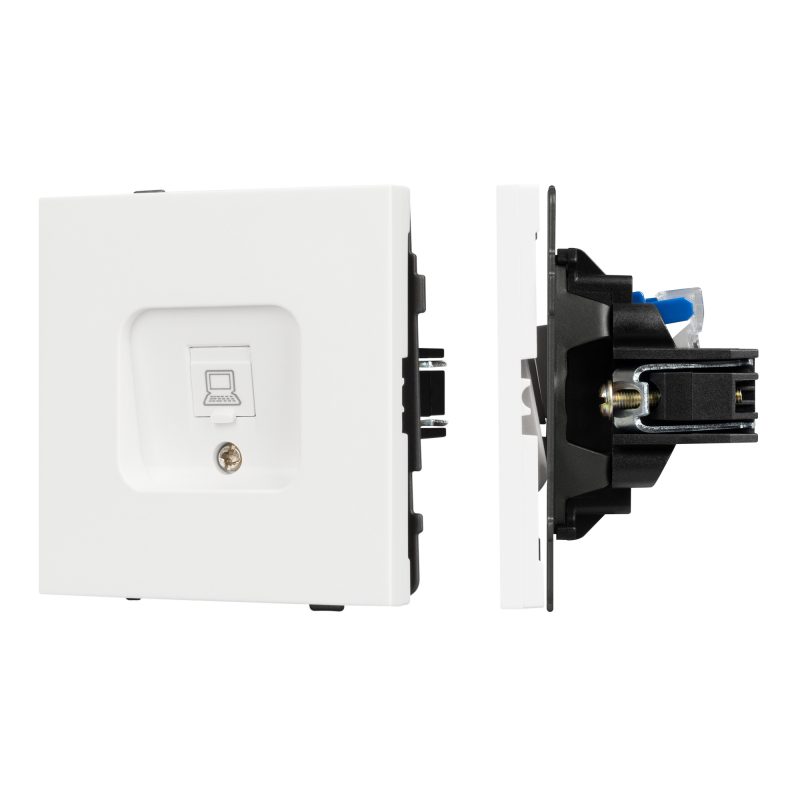 Механизм компьютерной розетки SCT-TENDO-MPC1-SFPL-WH