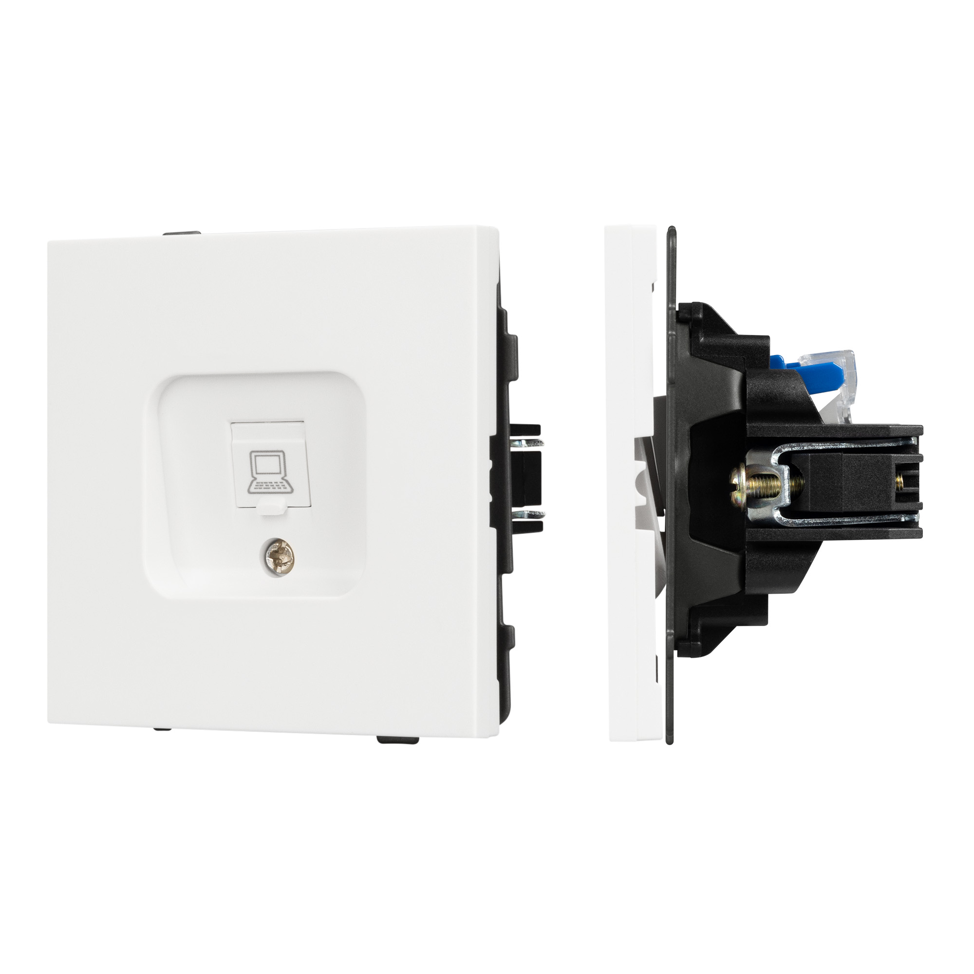 Механизм компьютерной розетки SCT-TENDO-MPC1-SFPL-WH