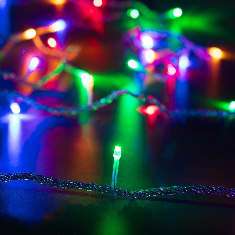 Светодиодная гирлянда ARD-STRING-HOME-5000-CLEAR-50LED-LIVE RGB