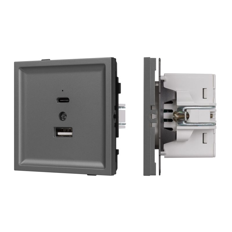 Механизм USB розетки SCT-TENDO-MUAC-SFPL-GR
