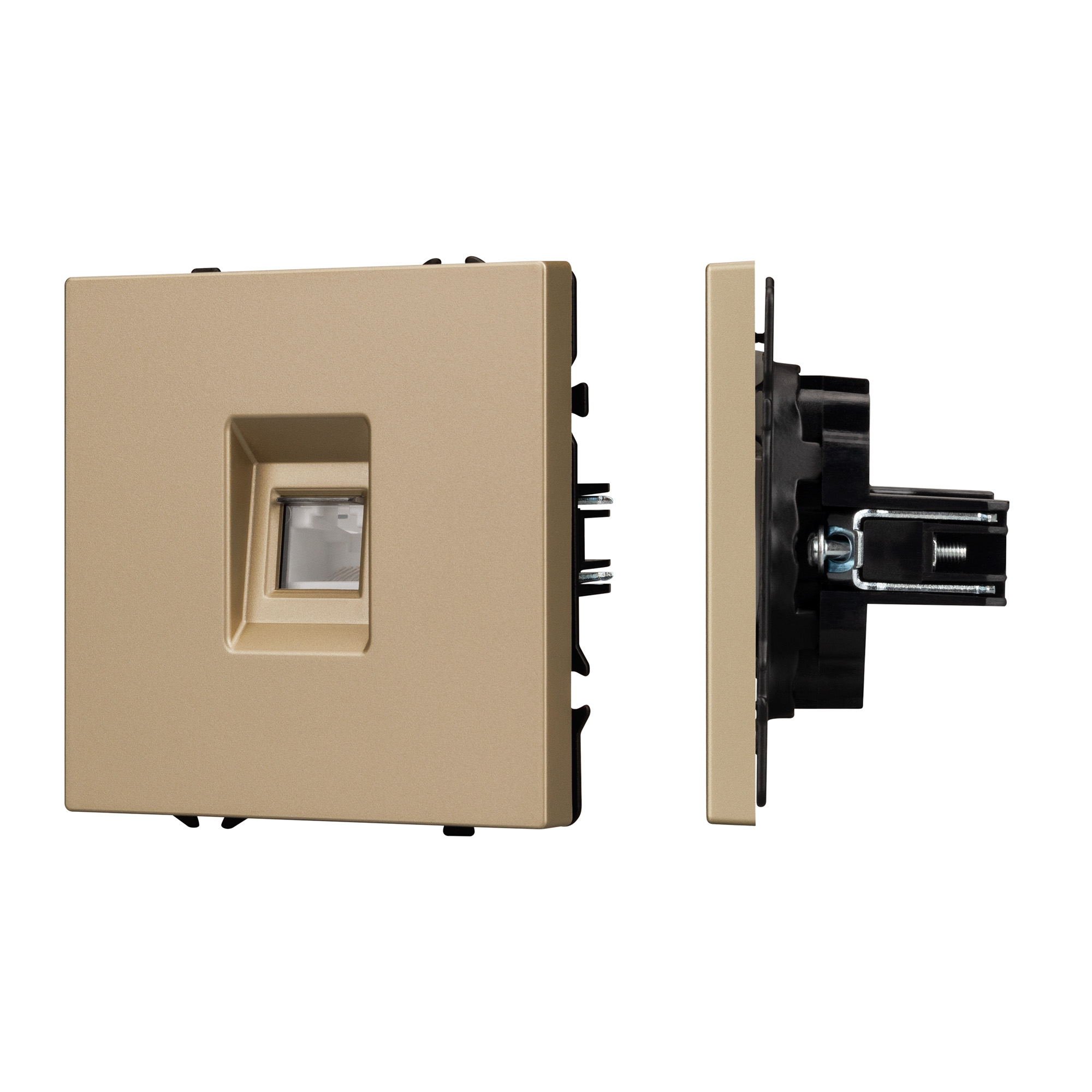 Механизм компьютерной розетки SCT-NOBE-MPC1-SFPL-GD