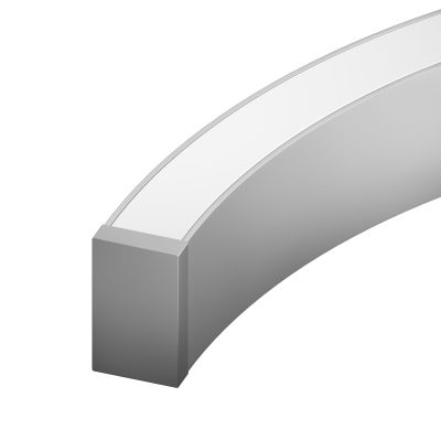 Профиль LINE-3560-BENT-SIDE-2000 ANOD