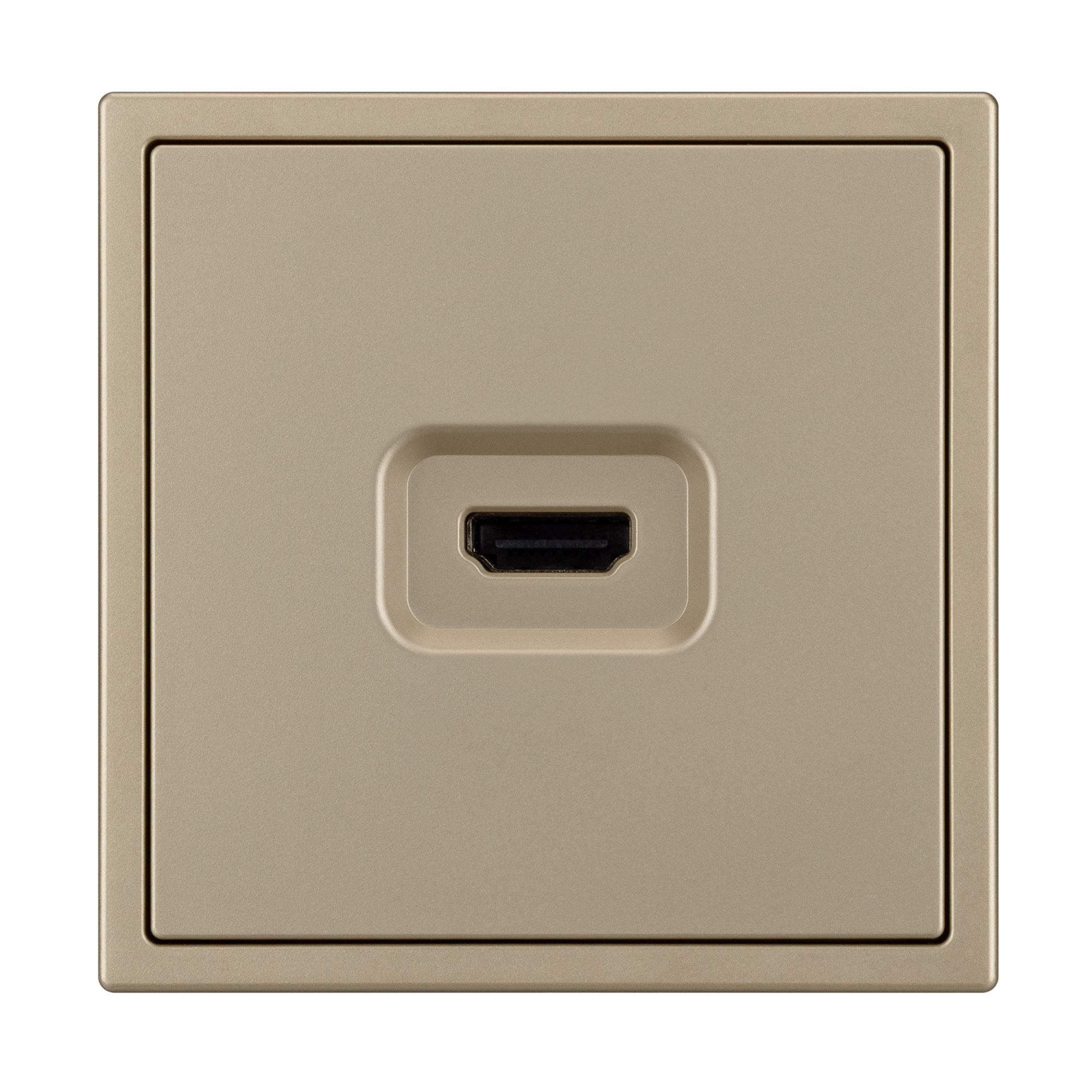 Механизм HDMI розетки SCT-NOBE-MHD1-SFPL-GD