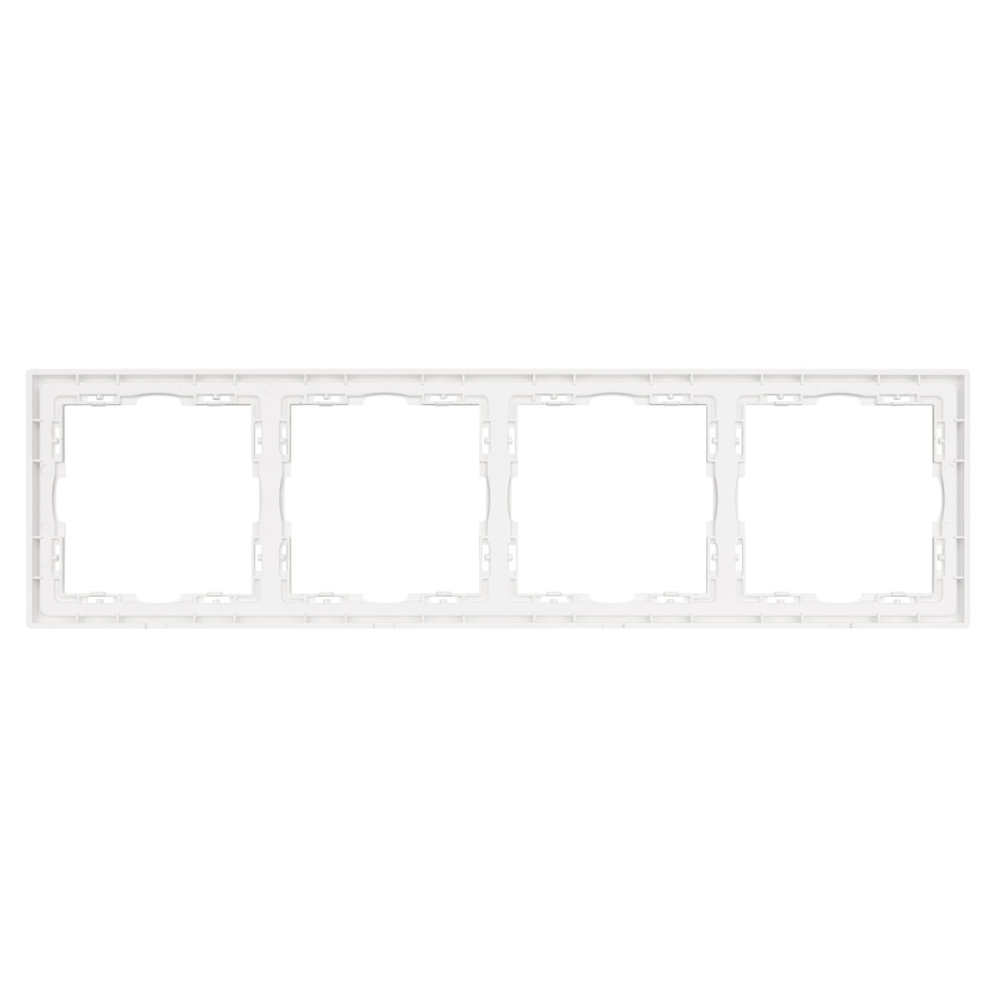 Рамка пластиковая FRM-NOBE-SFPL-4-WH