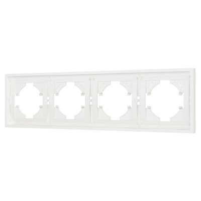 Рамка пластиковая FRM-TENDO-SFPL-4-WH