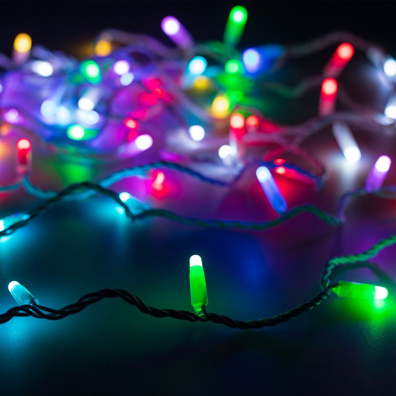 Светодиодная гирлянда ARD-STRING-CLASSIC-10000-WHITE-100LED-MILK-SYNC RGB