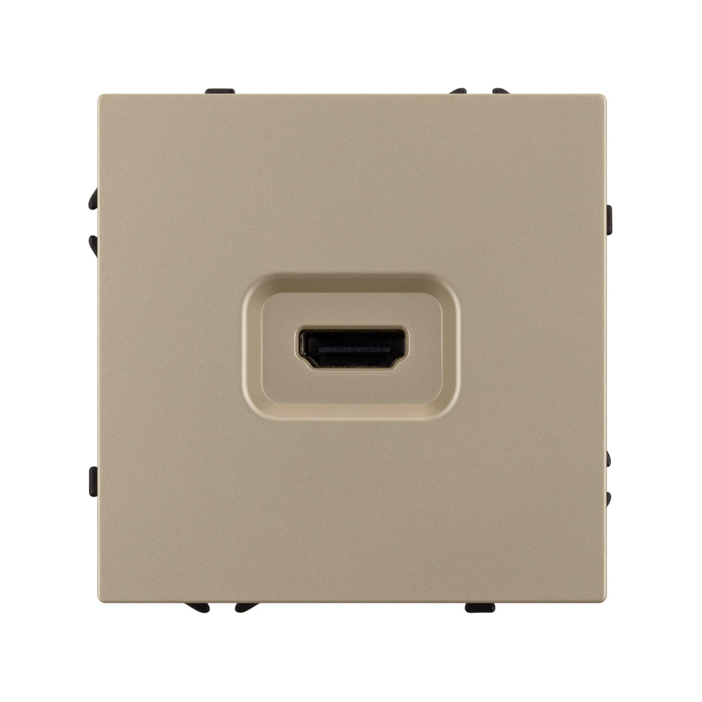 Механизм HDMI розетки SCT-NOBE-MHD1-SFPL-GD