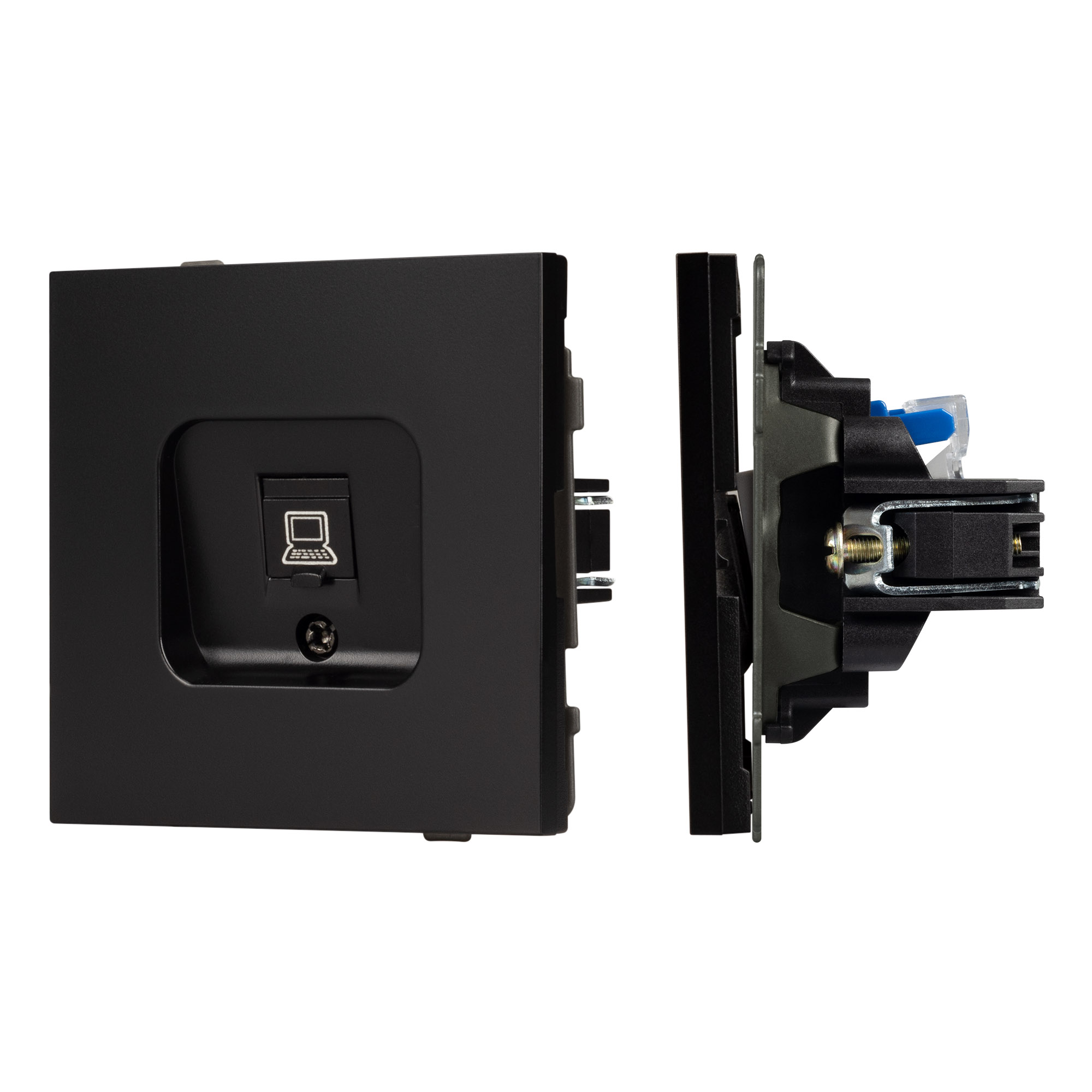 Механизм компьютерной розетки SCT-TENDO-MPC1-PL-BK