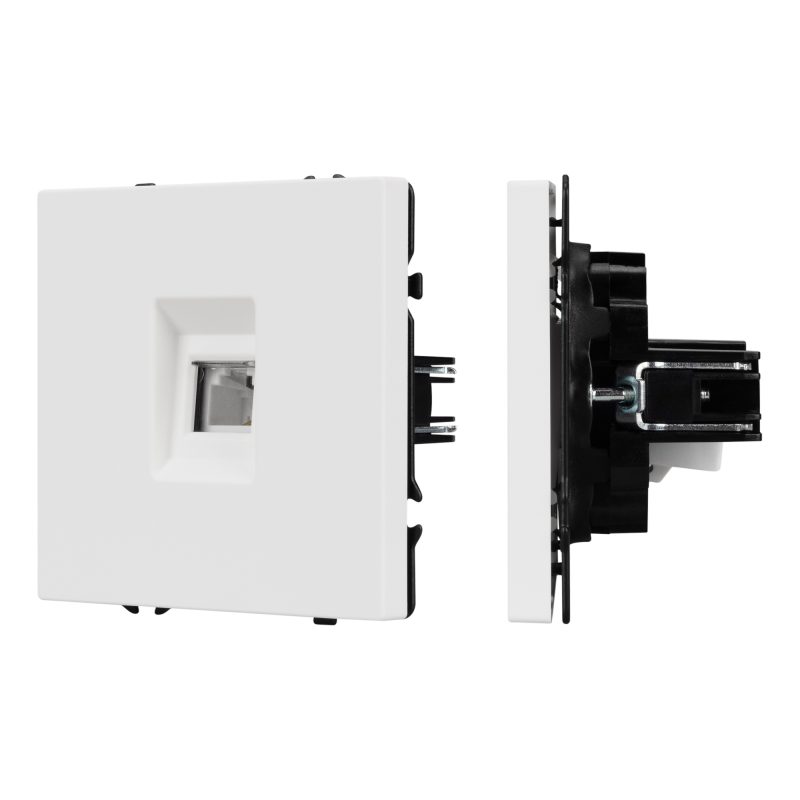 Механизм телефонной розетки SCT-NOBE-MTL1-SFPL-WH