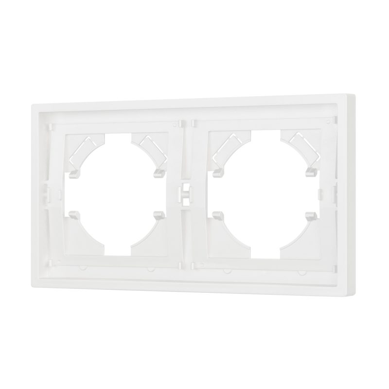 Рамка пластиковая FRM-TENDO-SFPL-2-WH