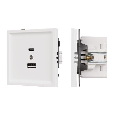 Механизм USB розетки SCT-TENDO-MUAC-SFPL-WH