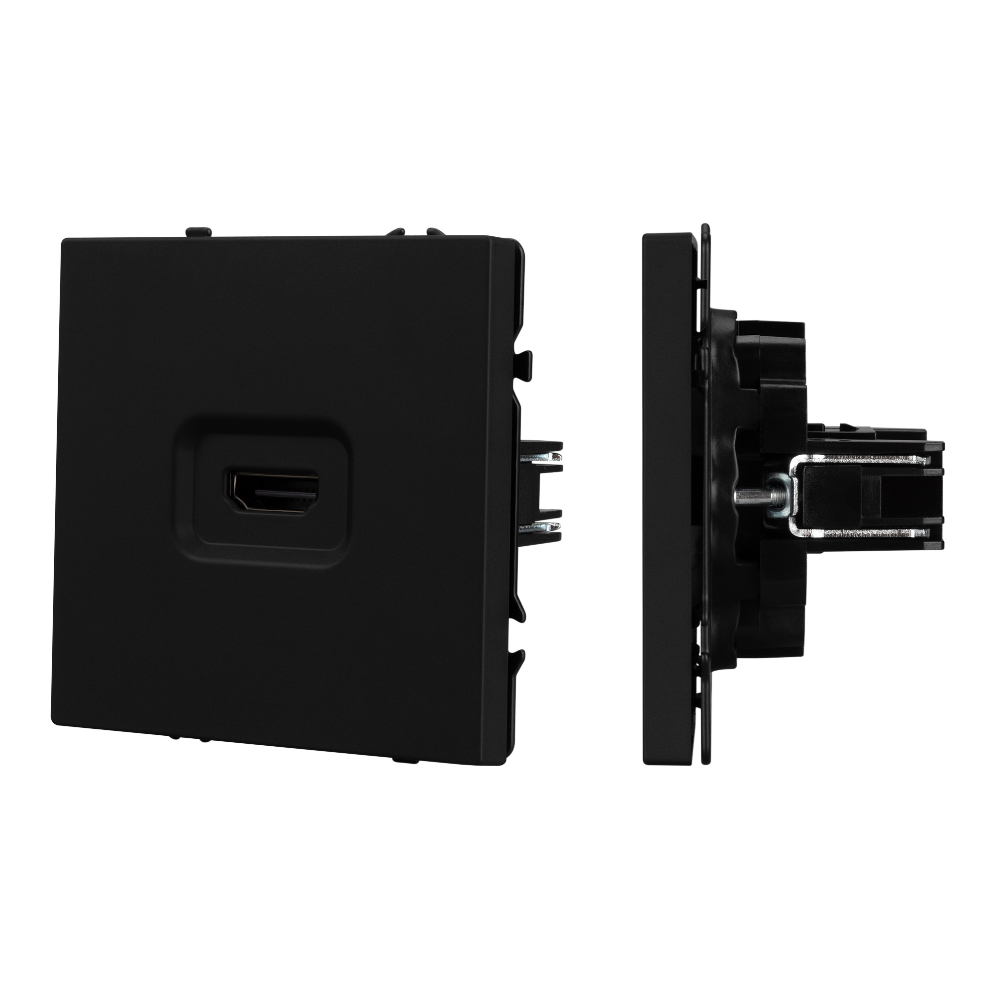 Механизм HDMI розетки SCT-NOBE-MHD1-SFPL-BK
