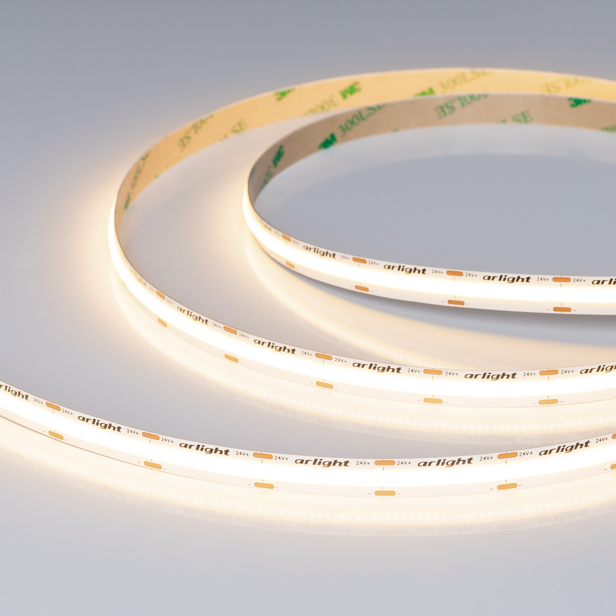 Лента COB-X576-10mm 24V Warm3500