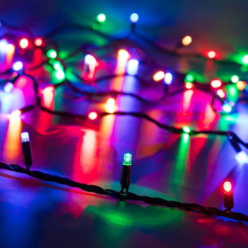 Светодиодная гирлянда ARD-STRING-CLASSIC-10000-BLACK-100LED-LIVE RGB